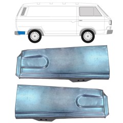 Sidovägg hjulhuskant för Volkswagen Transporter T3 1979-1992 / Vänster+Höger / Set 11633