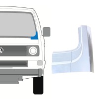 Reparationsplåt för vindrutans nedre del för Volkswagen Transporter T3 1979-1992 / Vänster 16127