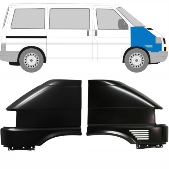 Fram skärm för Volkswagen Transporter T4 1996-2003 / Vänster+Höger / Set 10583