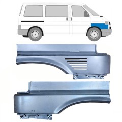 Reparationspanel till framskärm för Volkswagen Transporter T4 1996-2003 / Vänster+Höger / Set 10525