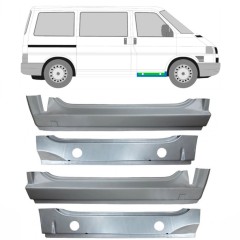 Inre + yttre fram tröskel reparationspanel för Volkswagen Transporter T4 1990-2003 / Set 9907
