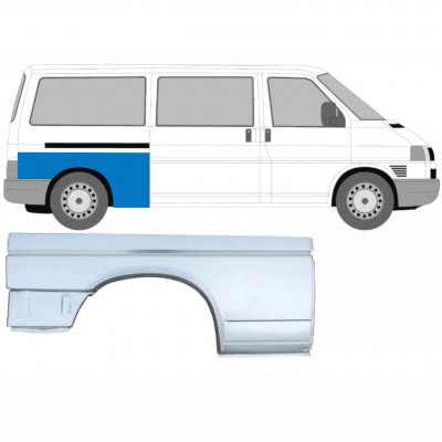 Sidovägg hjulhuskant för VW Transporter T4 1990-2003 / LWB / Höger 7148