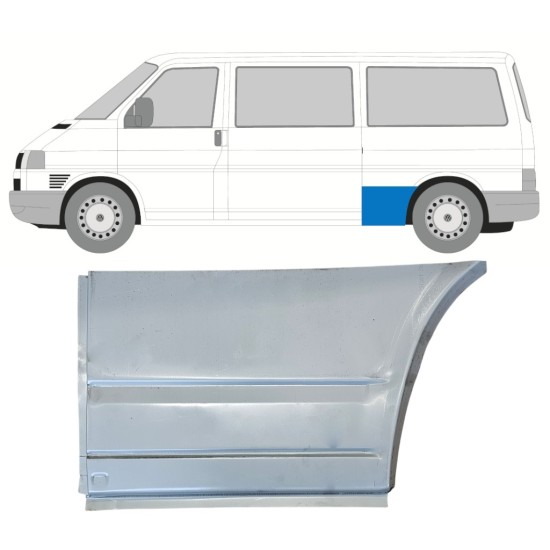 Sidovägg hjulhuskant för Volkswagen Transporter T4 1990-2003 / Vänster 15076 Sidovägg hjulhuskant för Volkswagen Transporter T4 1990-2003 / Vänster 15076