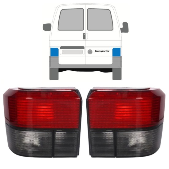 Baklykta för Volkswagen Transporter T4 1990-2003 / Vänster+Höger / Set 9770