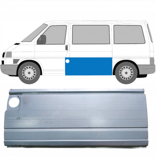 VW T4 1990-2003 HÖG SIDA SÖMMAR REPARATIONSPANEL / VÄNSTER