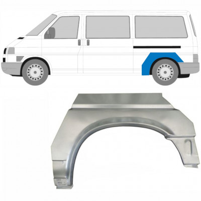 VW T4 1990-2003 LÅNG HJULBAS REPARATION AV BAKSKÄRM PANEL / VÄNSTER