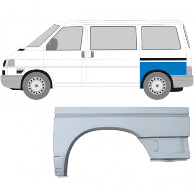 Sidovägg hjulhuskant för VW Transporter T4 1990-2003 / SWB / Vänster 5375