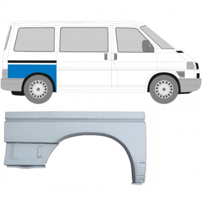 Sidovägg hjulhuskant för VW Transporter T4 1990-2003 / SWB / Höger 5374