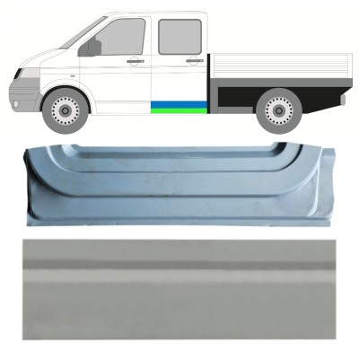 Inre + yttre bakdörr reparationspanel för Volkswagen Transporter T5 2003-2015 / Vänster / Set 16877