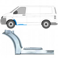 Reparationspanel för tröskel + fram skärm för Volkswagen Transporter T5 2003-2015 / Vänster / Set 12637