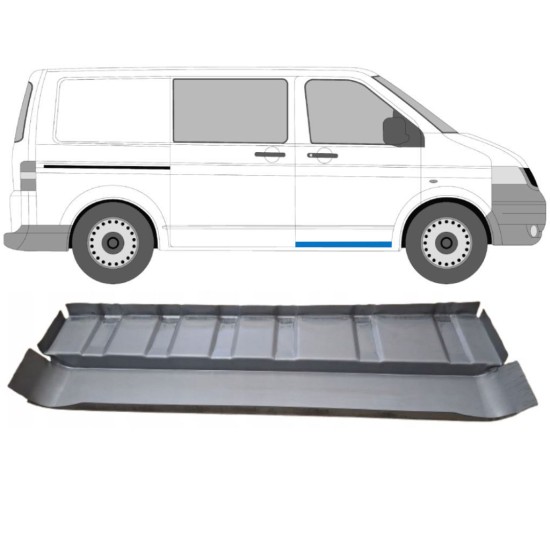 Reparationsplåt insteg vänster/höger för Volkswagen Transporter T5 2003-2015 / Höger 16838