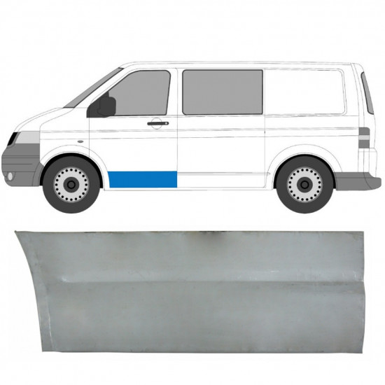 Reparationspanel för framdörr yttre  för VW Transporter T5 2003-2015 / Vänster 7143