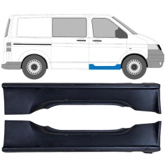 Reparationspanel för dörrtröskel för Volkswagen Transporter T5 2003-2015 / Vänster+Höger / Set 12518