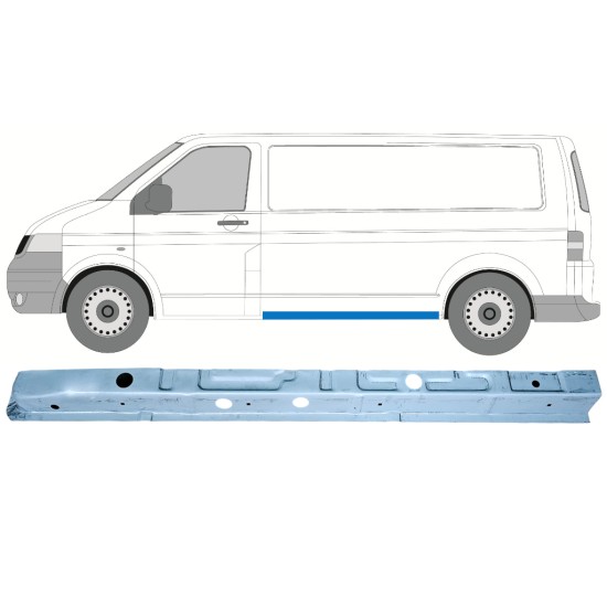 Inre tröskel reparationspanel för Volkswagen Transporter T5 2003-2015 / Vänster 16089