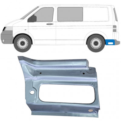 Sidovägg hjulhuskant för Volkswagen Transporter T5 2003-2009 / Vänster 12028