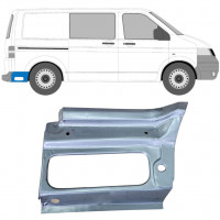 Sidovägg hjulhuskant för Volkswagen Transporter T5 2003-2015 / Höger 12024