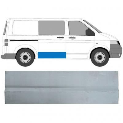 Skjutdörr reparationspanel yttre för VW Transporter T5 2003-2015 / Höger 7144