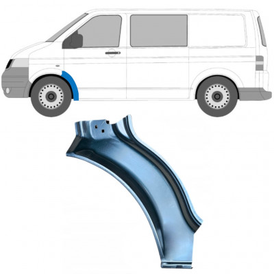 Reparationspanel till framskärm för Volkswagen Transporter T5 2003-2009 / Vänster 12022