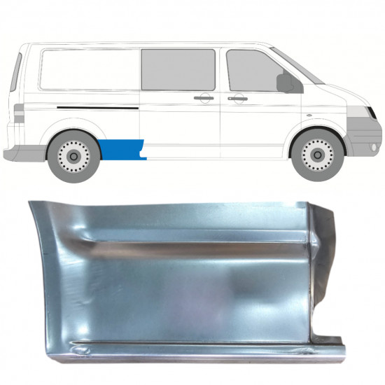 Sidovägg hjulhuskant för VW Transporter T5 2003-2015 / Höger 11462