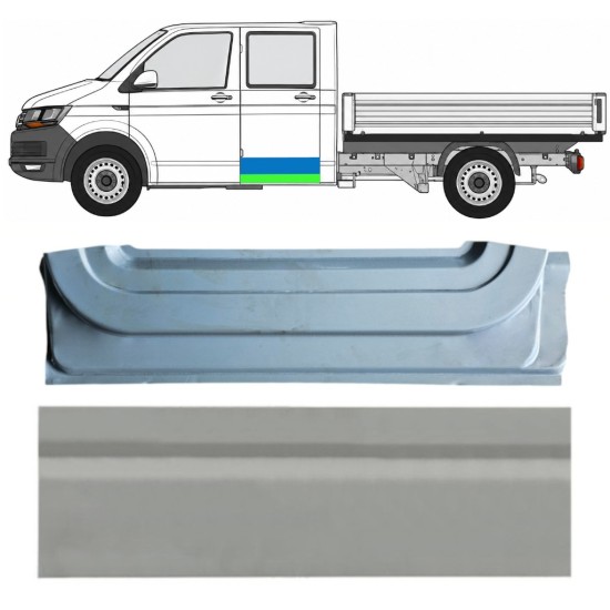 Inre + yttre bakdörr reparationspanel för Volkswagen Transporter T6 2015-2024 / Vänster 17161