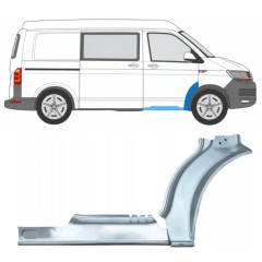 Reparationspanel för tröskel + fram skärm för Volkswagen Transporter T6 2015-2024 / Höger 17196
