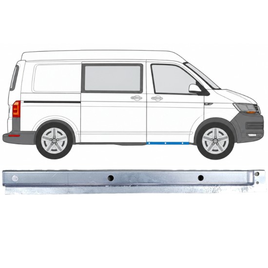 Inre reparationspanel för fram dörrtröskel för Volkswagen Transporter T6 2015-2024 / Höger 17184
