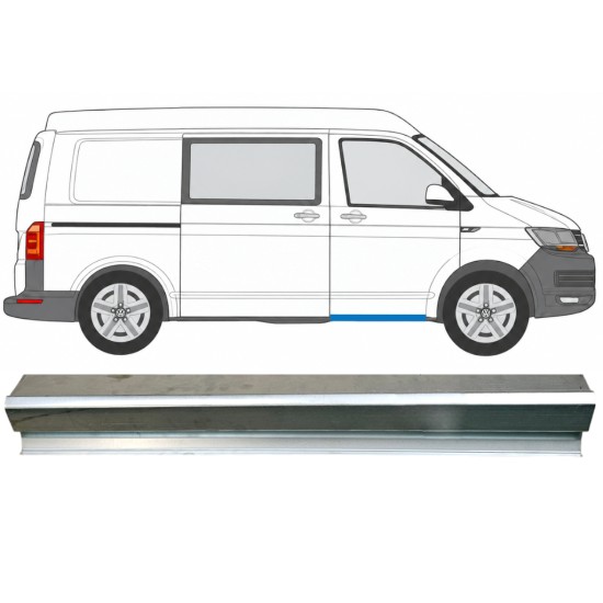 Reparationspanel för dörrtröskel för Volkswagen Transporter T6 2015-2024 / Vänster = Höger (symmetrisk) 17129