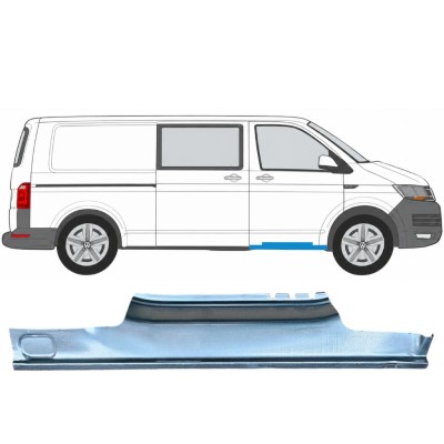 Reparationspanel för dörrtröskel för Volkswagen Transporter T6 2015-2024 / Höger 17111