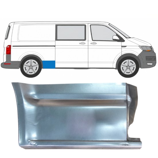 Sidovägg hjulhuskant för Volkswagen Transporter T6 2015-2024 / Höger 17134