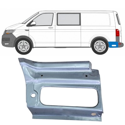 Sidovägg hjulhuskant för Volkswagen Transporter T6 2015-2024 / Vänster 17190