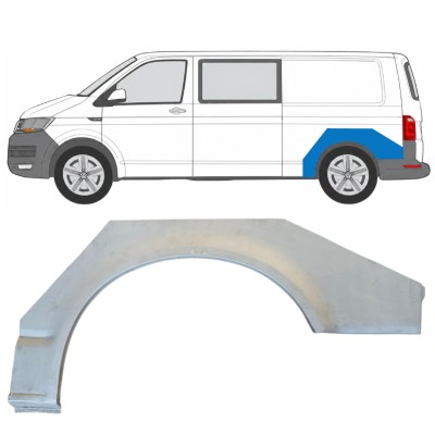 Sidovägg hjulhuskant för Volkswagen Transporter T6 2015-2024 / Vänster 17140