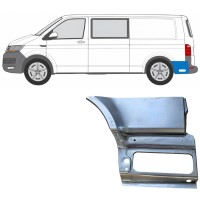 Nedre del av bak skärm bakom hjul för Volkswagen Transporter T6 2015-2024 / Vänster 17201
