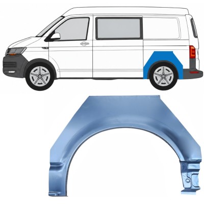Sidovägg hjulhuskant för Volkswagen Transporter T6 2015-2024 / Vänster 17115