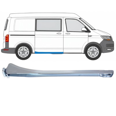 Skjutdörrsledare för Volkswagen Transporter T6 2015-2024 / Höger 17203