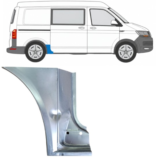 Sidovägg hjulhuskant för Volkswagen Transporter T6 2015-2024 / Höger 17152