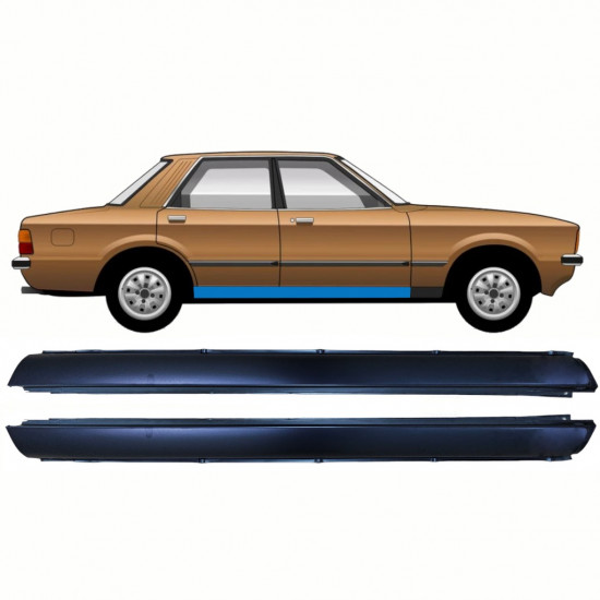 Tröskelplåt reparationspanel för Ford Taunus 1976-1982 / Set 11084