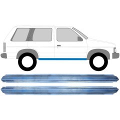Tröskelplåt reparationspanel för Nissan Terrano I 1986-1996 / Vänster+Höger / Set 11365