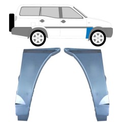 Reparationspanel till framskärm för Nissan Terrano II 1993-2005 / Vänster+Höger / Set 10471