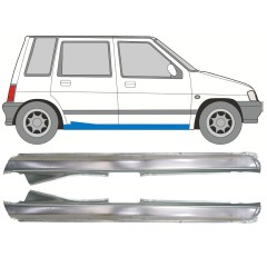 Tröskelplåt reparationspanel för Daewoo Tico 1991-2000 / Vänster+Höger / Set 12522