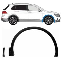 Prydnads Skyddslist skärm för Volkswagen Tiguan 2016-2024 R-Line / Höger / Set 14848