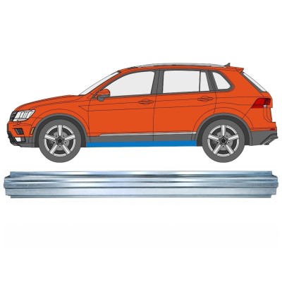 Tröskelplåt reparationspanel för Volkswagen Tiguan 2016-2024 / Vänster 17218