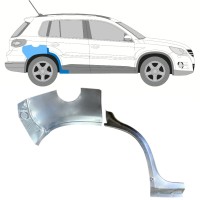 Sidovägg hjulhuskant för Volkswagen Tiguan 2007-2016 / Höger / Set 15787