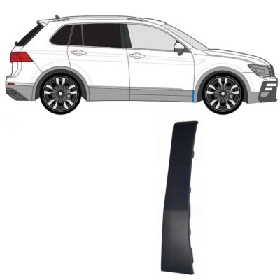 Prydnads Skyddslist skärm för Volkswagen Tiguan 2016-2024 R-Line / Höger 14863