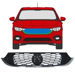 Grill för Fiat Tipo 2016- / Set 16194
