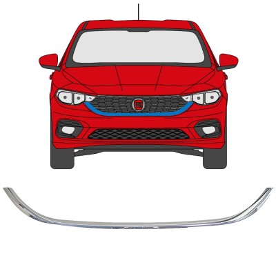 Grillram för Fiat Tipo 2016- 16192