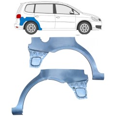 Sidovägg hjulhuskant för Volkswagen Touran 2010-2015 / Vänster+Höger / Set 10520