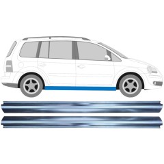 Tröskelplåt reparationspanel för Volkswagen Touran 2003-2010 / Vänster+Höger / Set 11943
