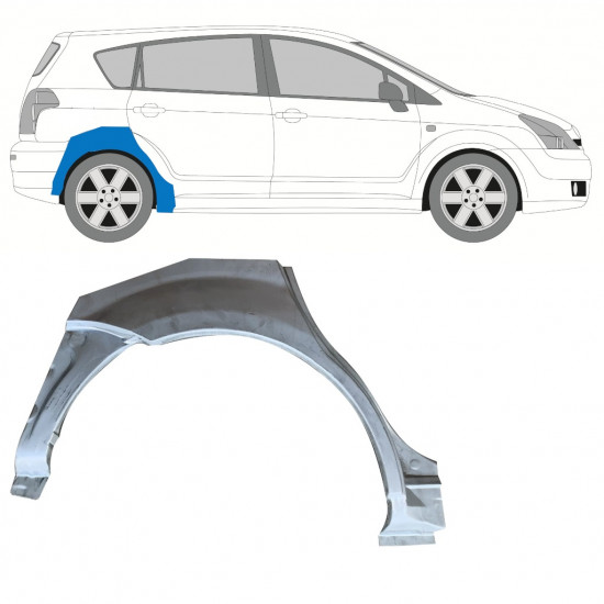 TOYOTA COROLLA VERSO 2004-2009 BAKRE VINGE / HÖGER