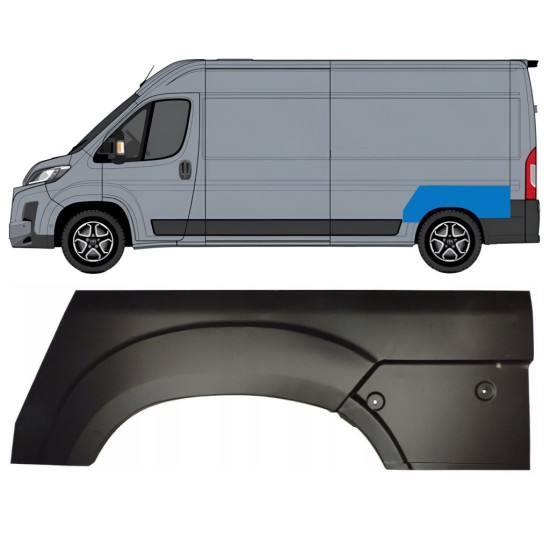 Sidovägg hjulhuskant för Toyota Proace Max 2024- / Vänster 16694