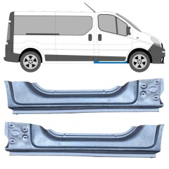 Tröskelplåt reparationspanel för Opel Vivaro 2001-2014 / Vänster+Höger / Set 14032